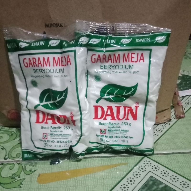 

garam cap daun 250gr