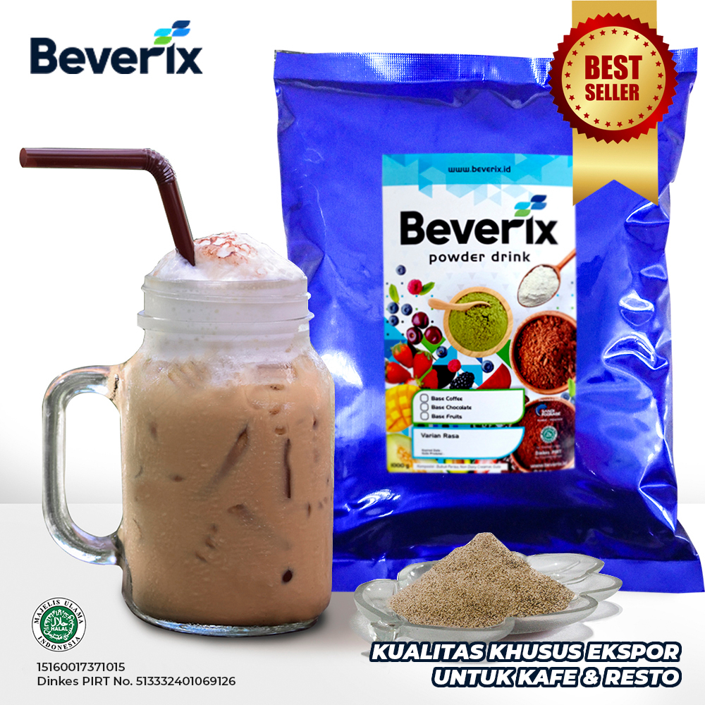 

BEVERIX Bubuk Minuman Kopi Cappucino Premium 1 Kg Bubuk Capcin Beverix Powder Drink