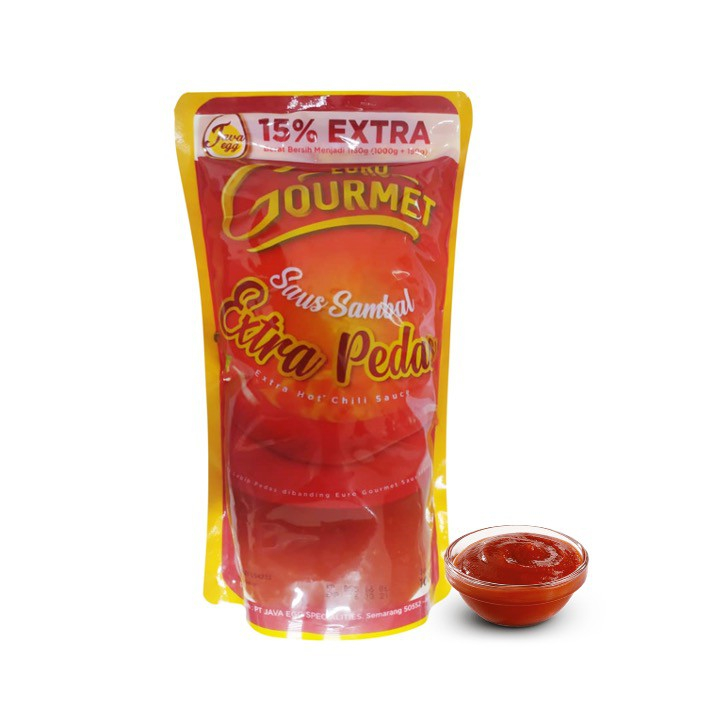 

EURO GOURMET SAUS SAMBAL EXTRA PEDAS 1000gr