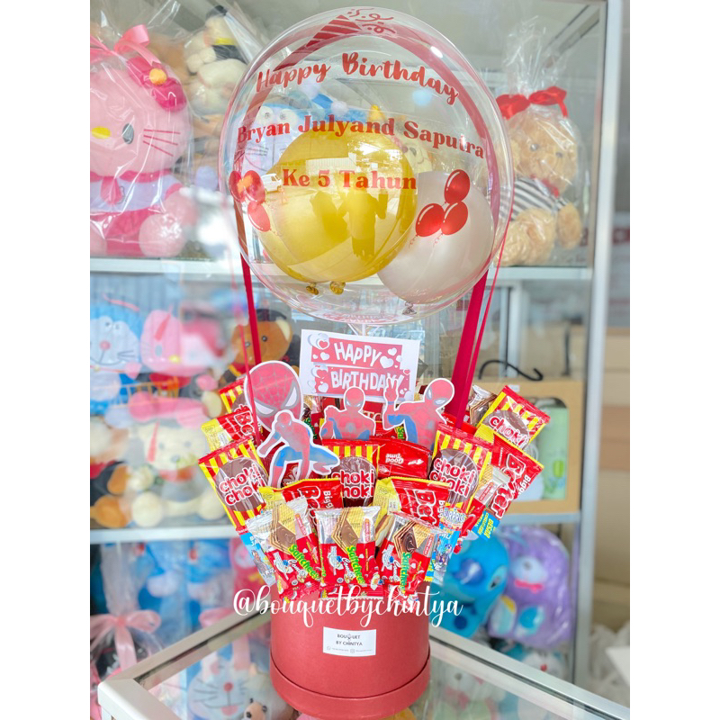 

BLOOMBOX BALON SPIDERMAN GRAND OPENING SNACK BALON KADO ULANG TAHUN