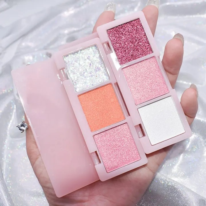 Eyeshadow Lameila 3 Warna 5101 Glitter Korean Matte Tahan Lama