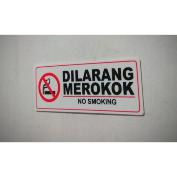 

SIGN AKRILIK K3 RAMBU SAFETY KAWASAN DILARANG MEROKOK