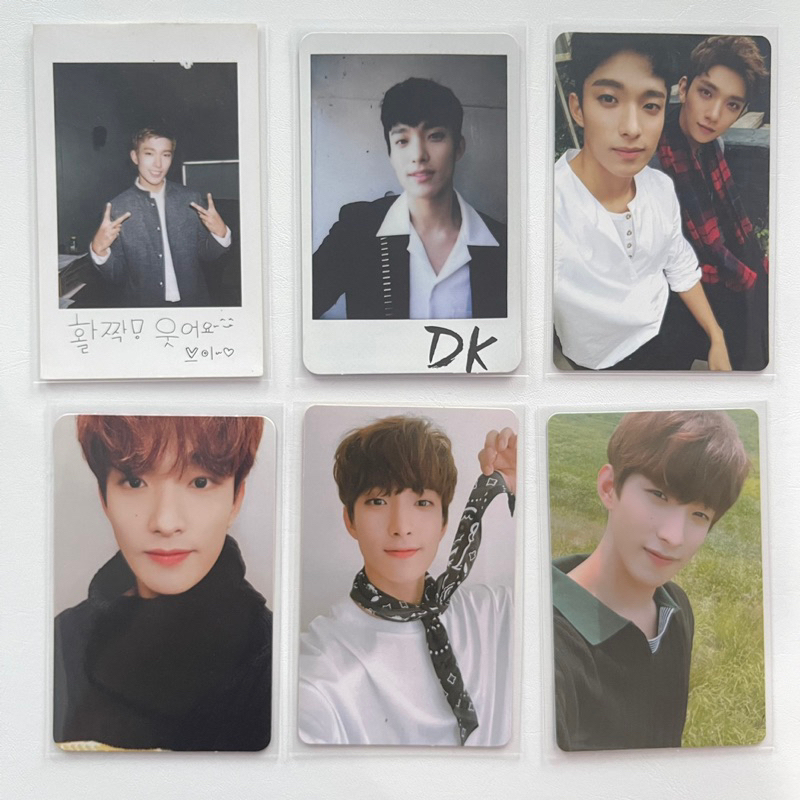 Seventeen DK Dokyeom Seokmin Photocard Polaroid PC Boys Be Al1 Going Seventeen You Make My Day Direc