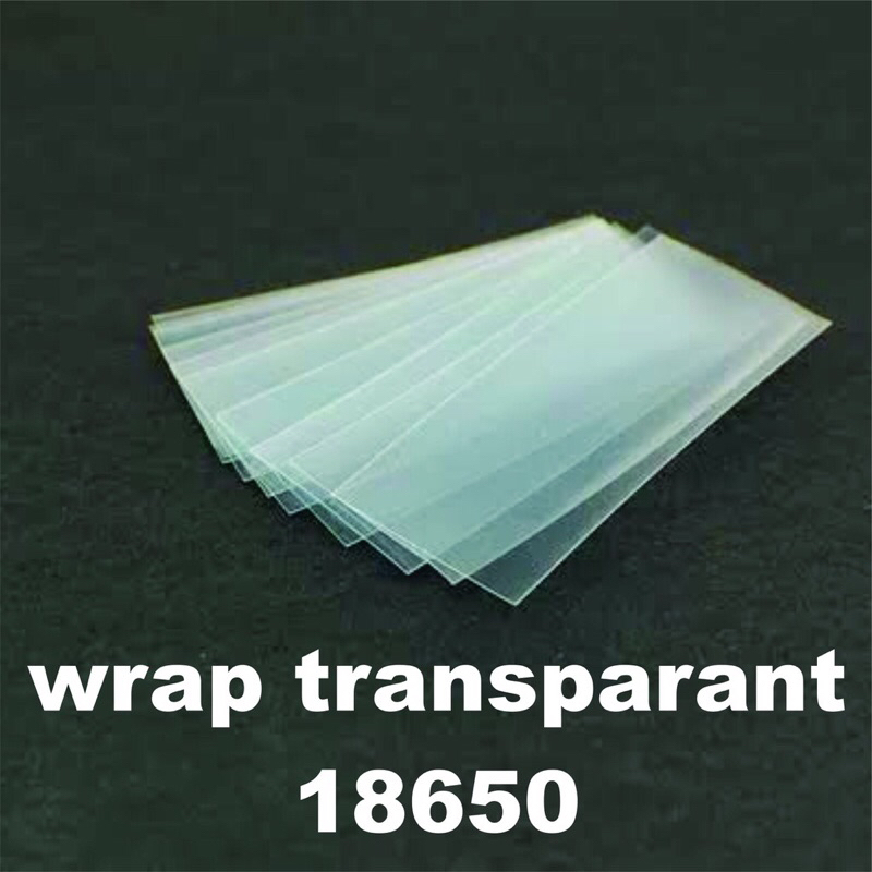 Wrap baterai transparant - Wrap baterai bening