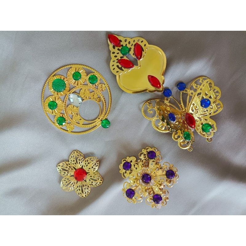 Bros Bali Bros lempengan Bros modern Bros adat Bros udeng Bros emas gold Bros bunga Bros kupu kupu(m