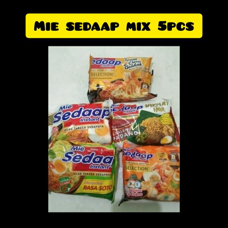 

Mie sedaap Instant Mix 5pcs
