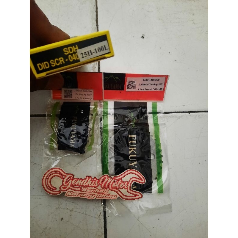 rantai kamprat did mata 100 set gigi timing gl cdi atas bawah