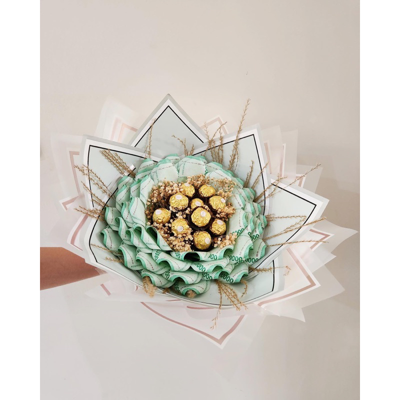 

Buket Uang Coklat Custom