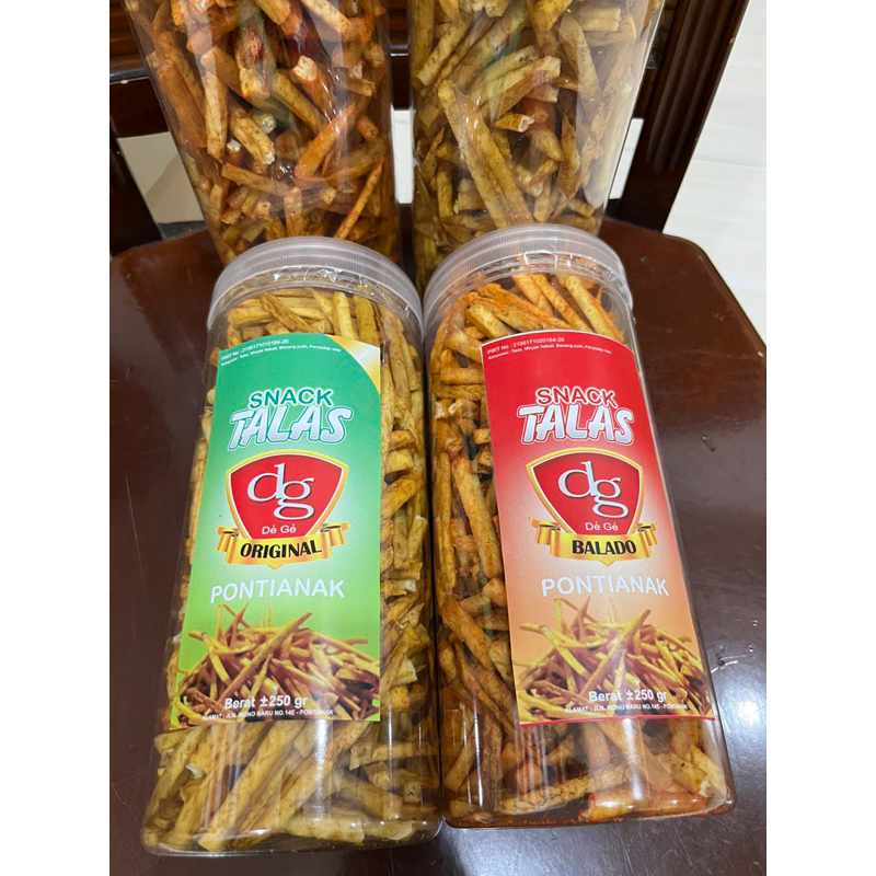 

Snack Talas/Keladi asli Pontianak
