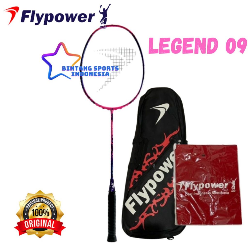 RAKET FLYPOWER BADMINTON BULUTANGKIS FLYPOWER LEGEND 09 ORIGINAL