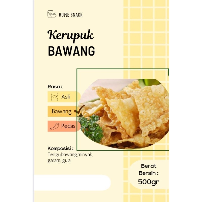 

kerupuk bawang/cemilan/oleh-oleh