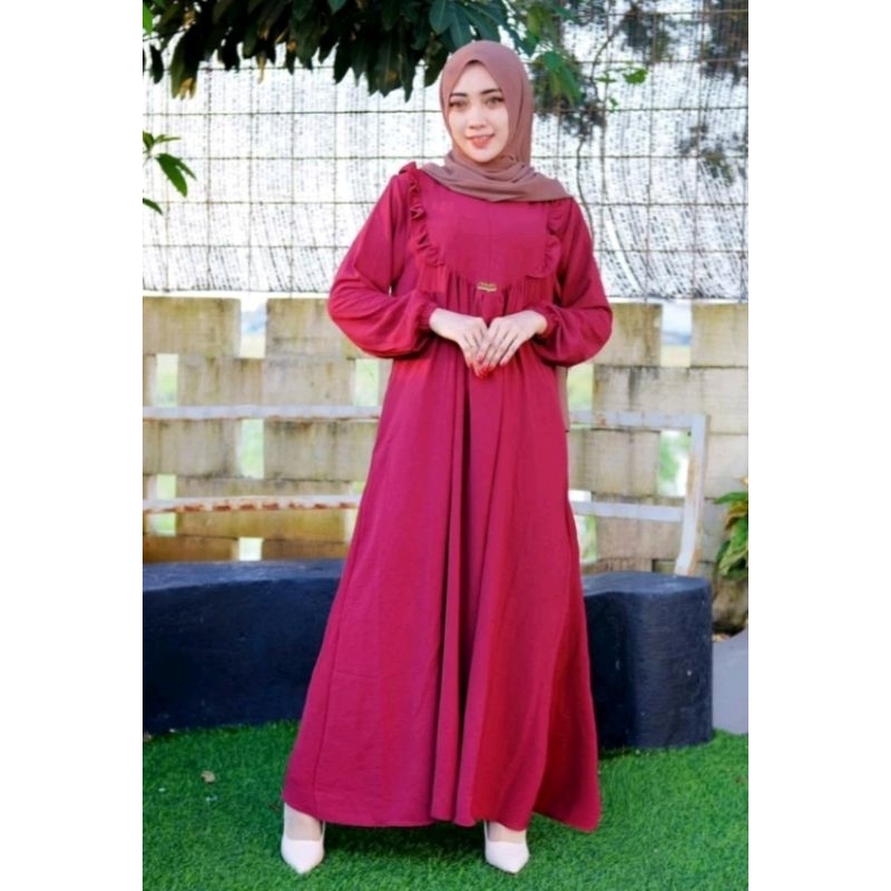 Gamis Rempel Crinkle Airflow || Dress Crinkle AIRA LD 100