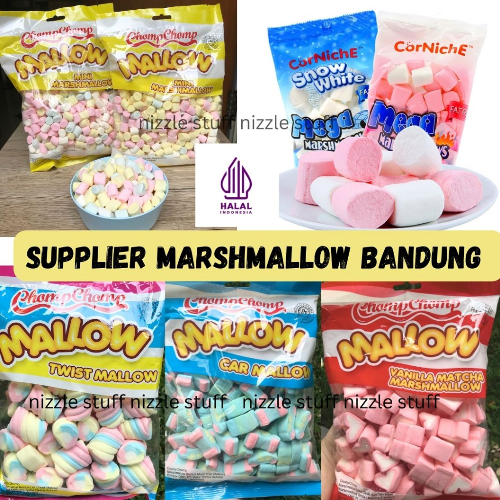 

Marshmallow 60 gr 70 gr 200 gr corniche chomp chomp / Marshmallow plain tube / Marshmallow mini warna pink putih / Marshmallow teddy bunga car mobil hati twist ulir plain besar es krim bebek karakter / Snack anak ultah hampers anak / Marsmalow Mersmelow