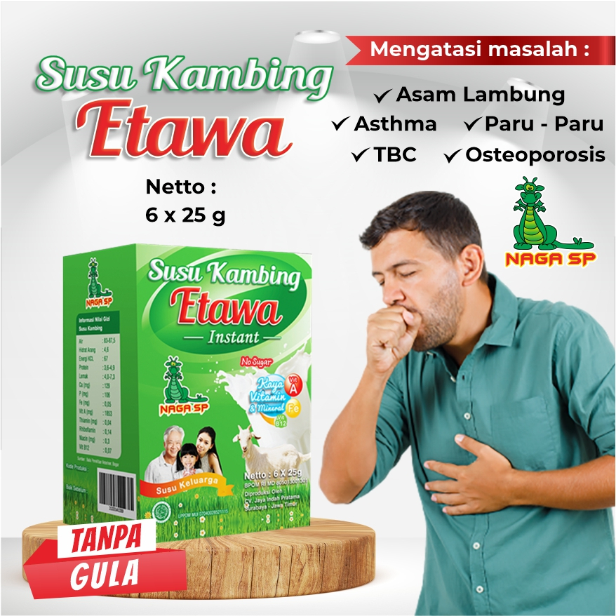 

Susu kambing etawa 150g TANPA GULA baik untuk penderita diabetes dan lansia