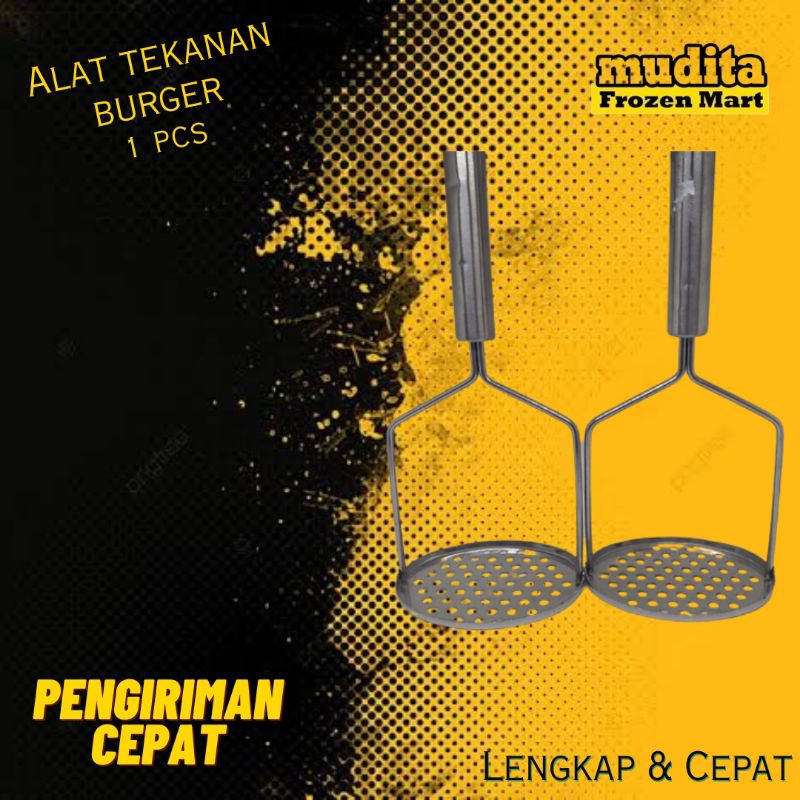 Tekanan Burger / Alat Masak Burger/ Sendok Burger Medan