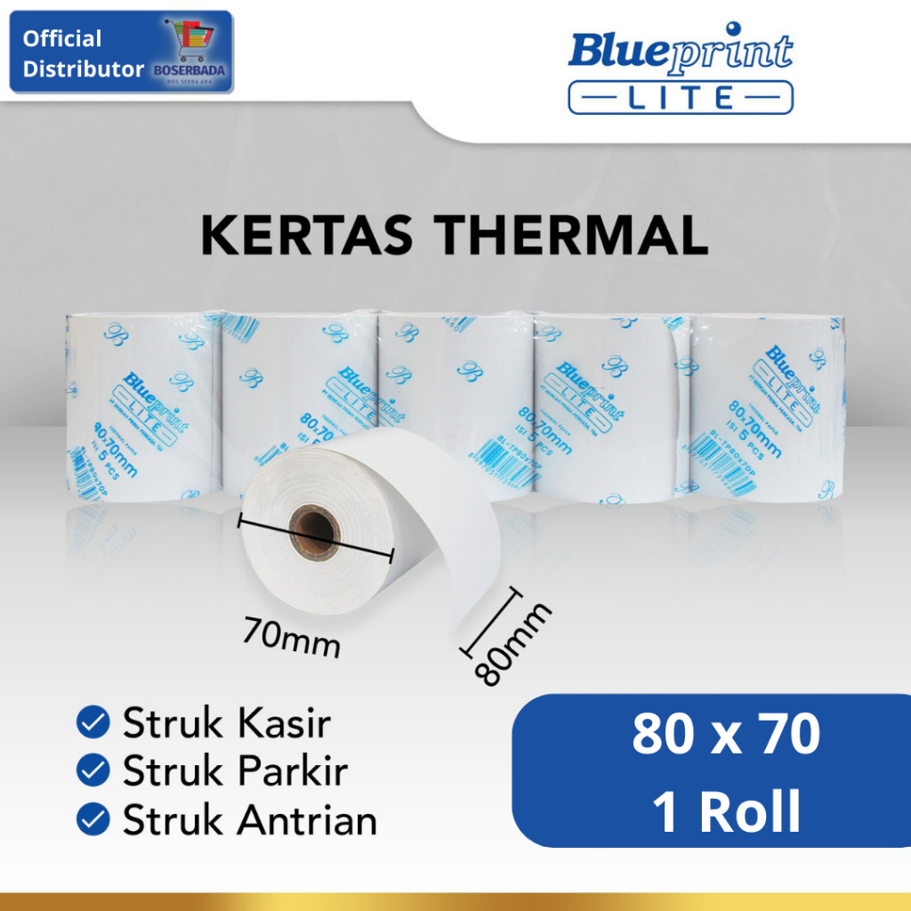 

BLUEPRINT LITE - Kertas Struk Thermal Paper 80x70 mm