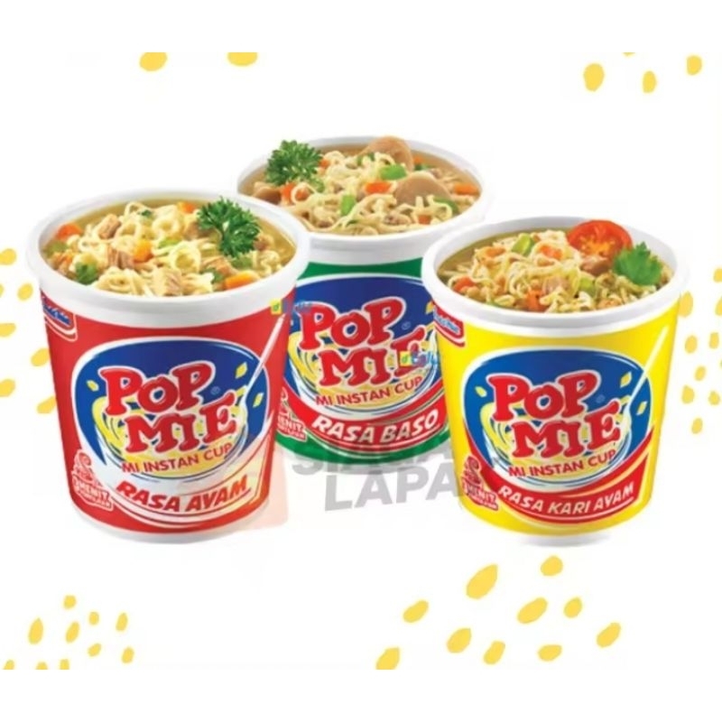 

POP MIE KUAH RASA AYAM AYAM BAWANG BASO SOTO KARI MIE INSTAN MI CUP PRAKTIS MURAH