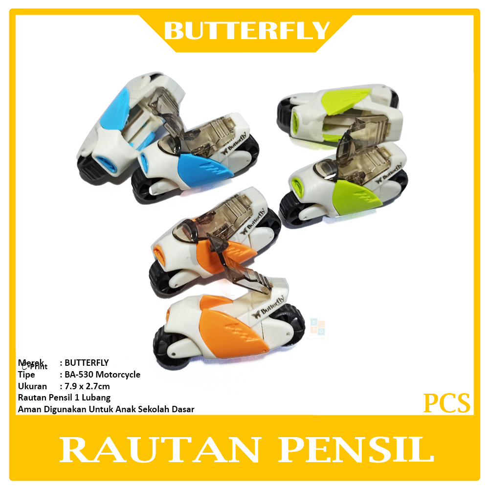 

BUTTERFLY - Rautan Pensil BA-530 Motorcycle - Pcs