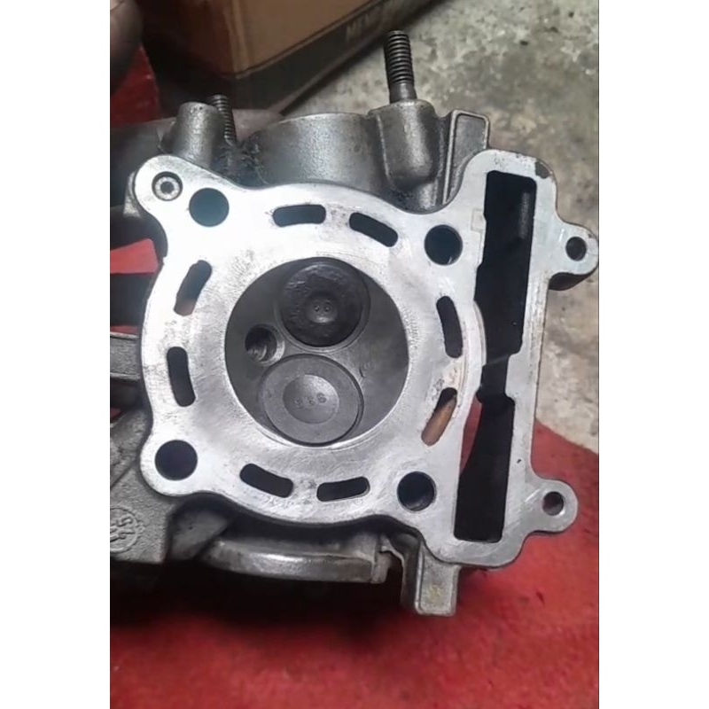 BLOK BLOCK CYLINDER HEAD XEON KARBU ORIGINAL ( LEPASAN MOTOR )