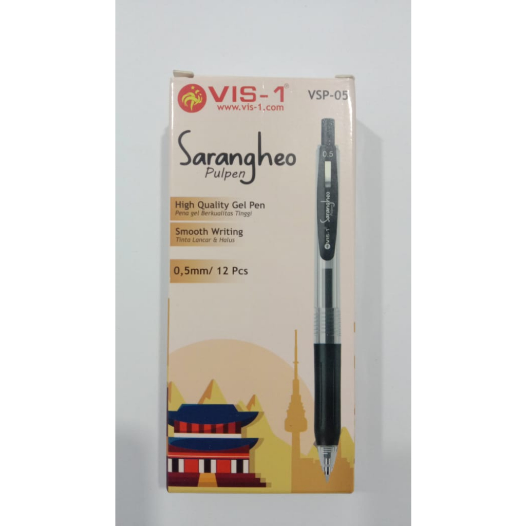 

Pulpen Cetek Vis-1 Sarangheo VSP-05 Tinta Hitam