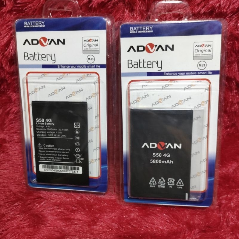 Baterai Advan S50 4G Batre Batry Advan i5G 4G