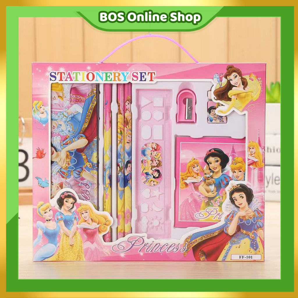 

BOS589 Paket Alat Tulis Anak 8 in 1 Box / Stationary Set 8 in 1 Box / Set Alat Tulis Sekolah Anak