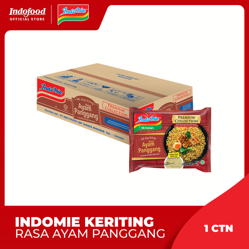 

1 ctn - Indomie Keriting Rasa Ayam Panggang