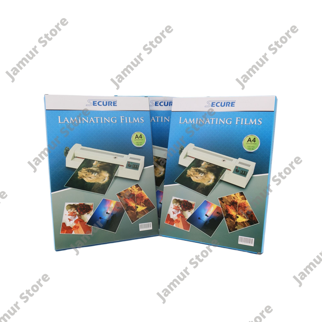 

Plastik Laminating Secure Ukuran A4 100 Micron Laminating Film A4