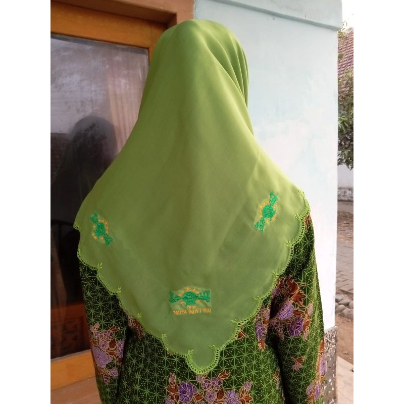 JILBAB MUSLIMAT NU BORDIR