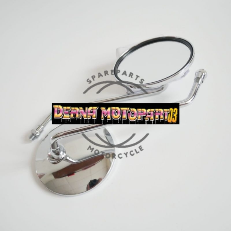 Kaca Spion Set Kanan Kiri Yamaha Fino Karbu - Fino Fi