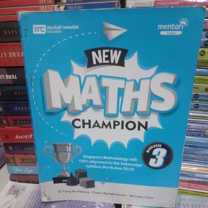 Buku New maths champion 3 workbook