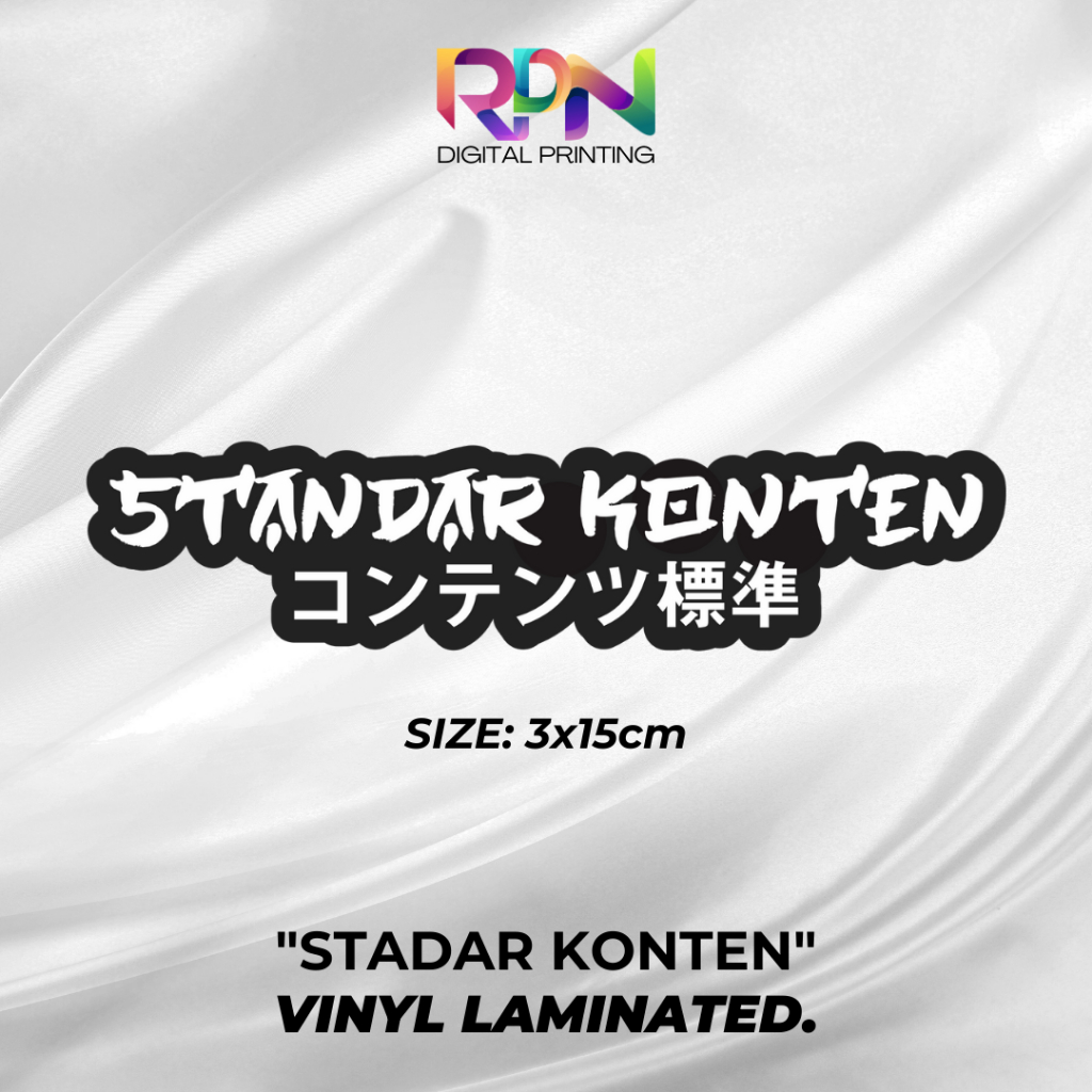

STIKER/STICKER PRINTING PRINCUTT STANDAR KONTEN VIRALL