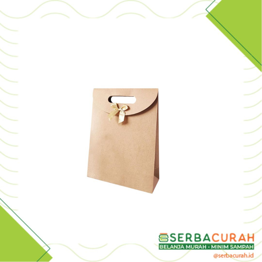 

Paper Bag Pita Size S | Tas Kado Hampers | 12x16x6 cm