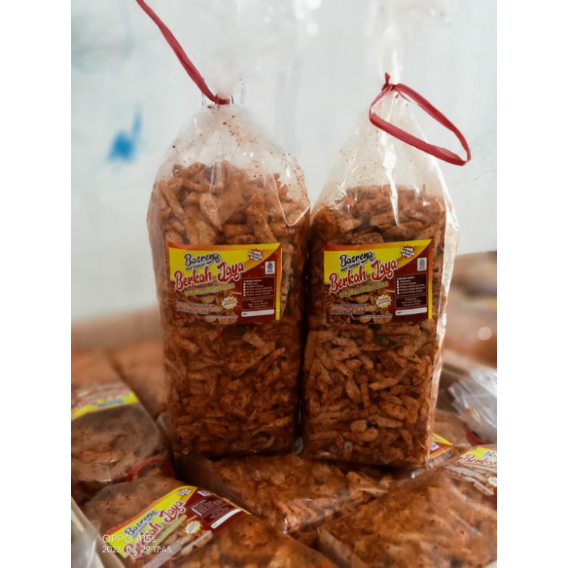 

basreng pedas cikruh daun jeruk ballan 2kg