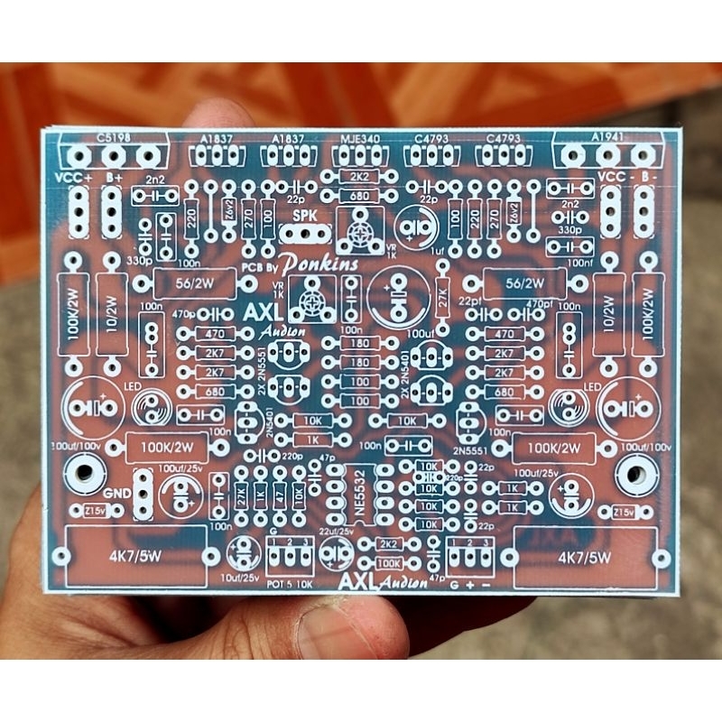 PCB driver AXL audion fiber fr4