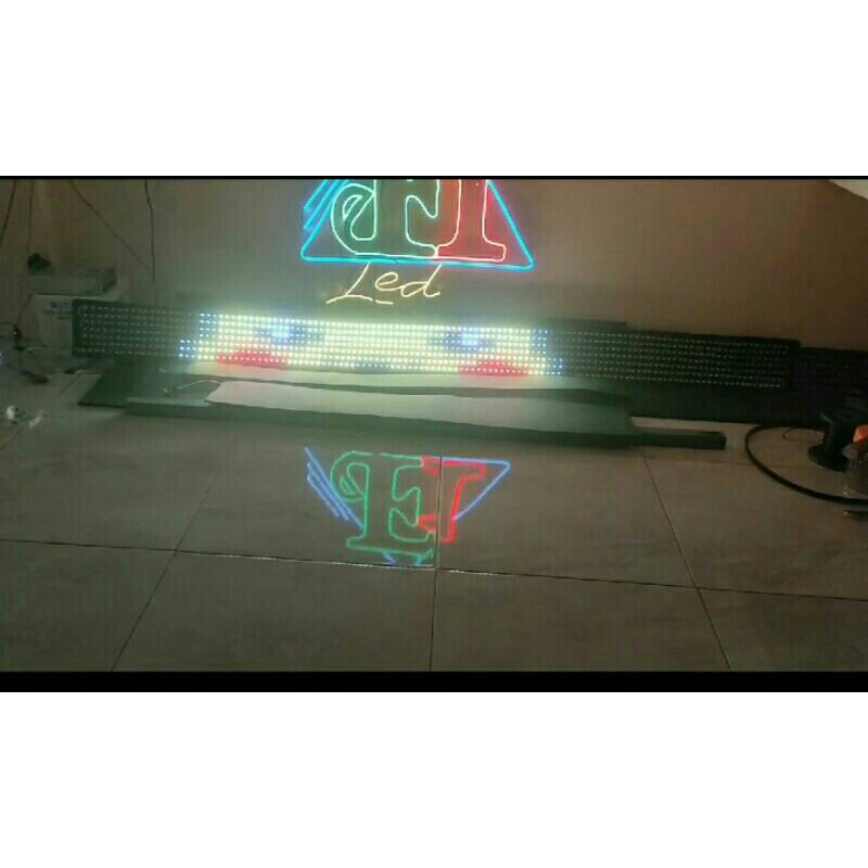 strobo running text 7baris wave pokemon