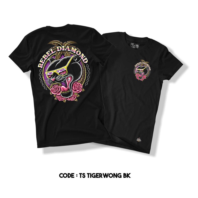 REBEL DIAMOND TSHIRT | KAOS REBEL DIAMOND | TIGERWONG SERIES