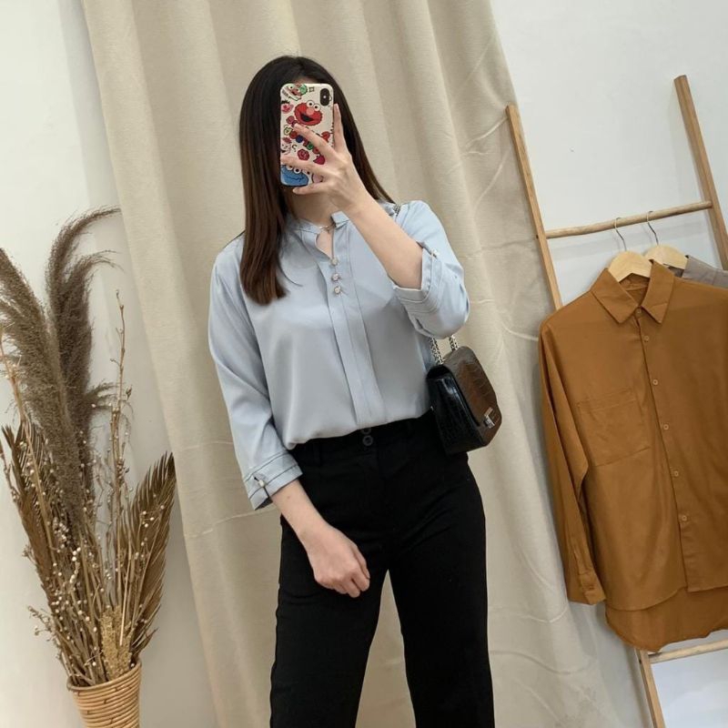 KEMEJA CRINKLE PREMIUM - ATASAN WANITA CRINKLE