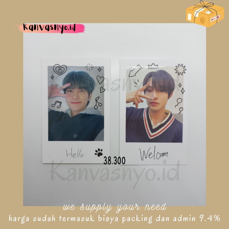 Polaroid Photocard NCT Home Hendery Wayv Chenle NCT Dream Official