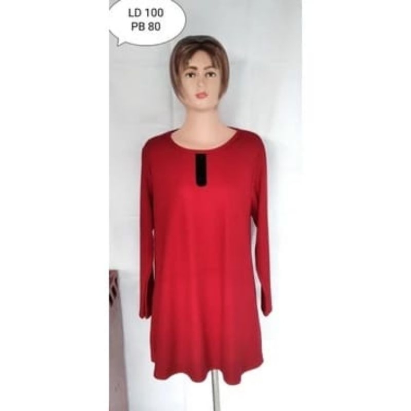 pl preloved atasan blouse wanita warna maroon