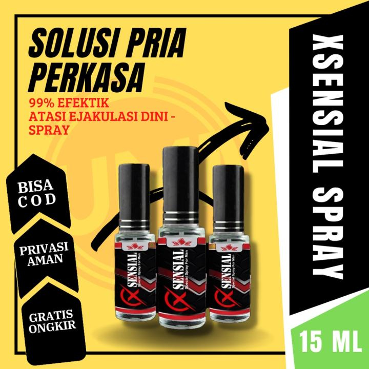 obat kuat pria tahan lama xsensial spray isi 15 ML