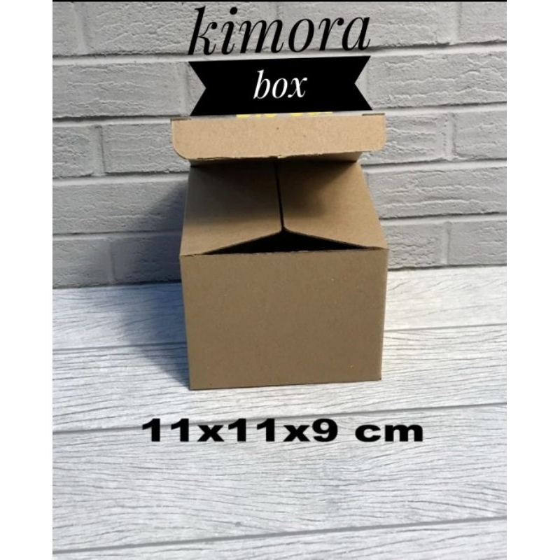 

kardus karton box 11x11x9 cm...Model pizza/die cut botol