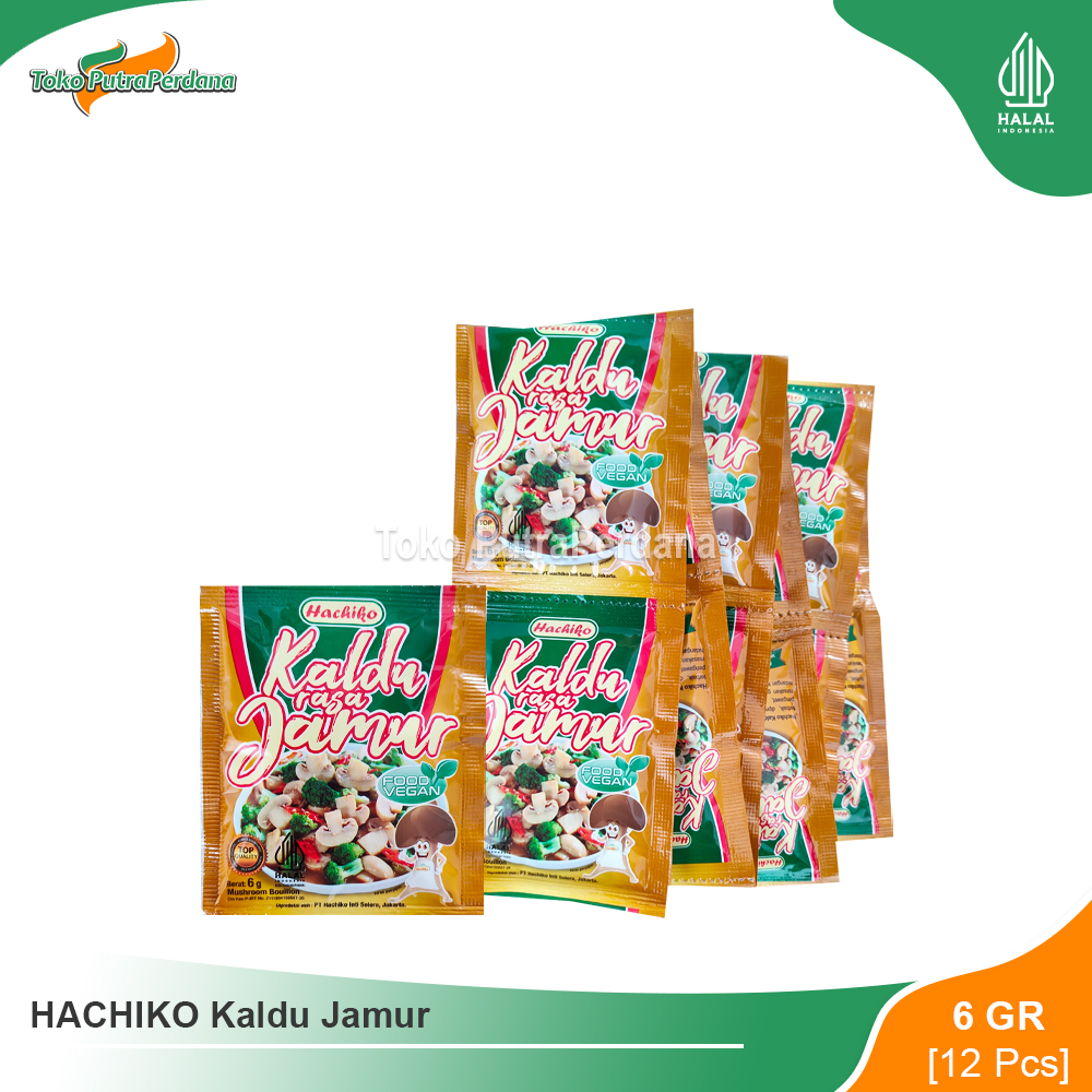 

HACHIKO Kaldu Jamur Sachet 6gr (12 Pcs)