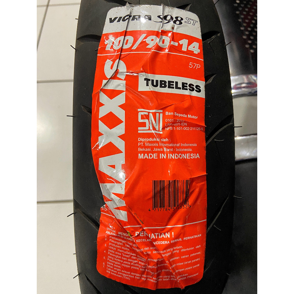 Ban Motor Vario / Lexi MAXXIS VICTRA S98 ST 100/90-14 Tubeless