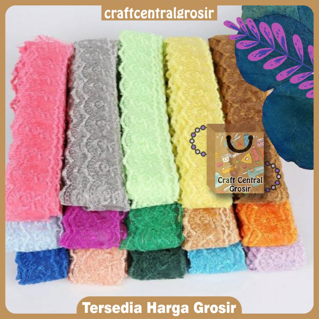 Renda Kaca / Renda Variasi Organdi Star