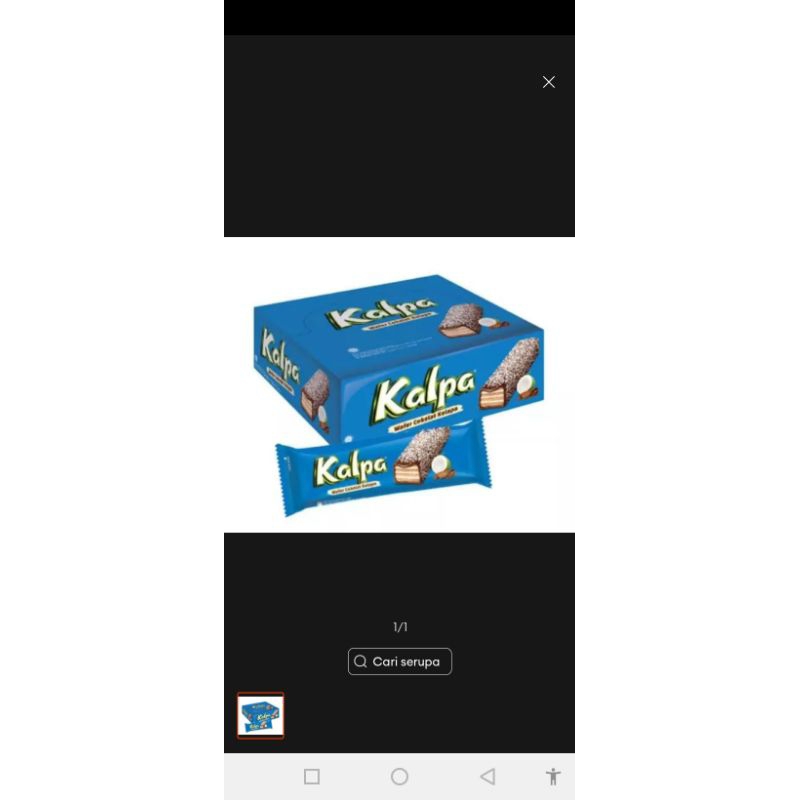 

Kalpa Wafer coklat kelapa - murah pak - isi @24pcs