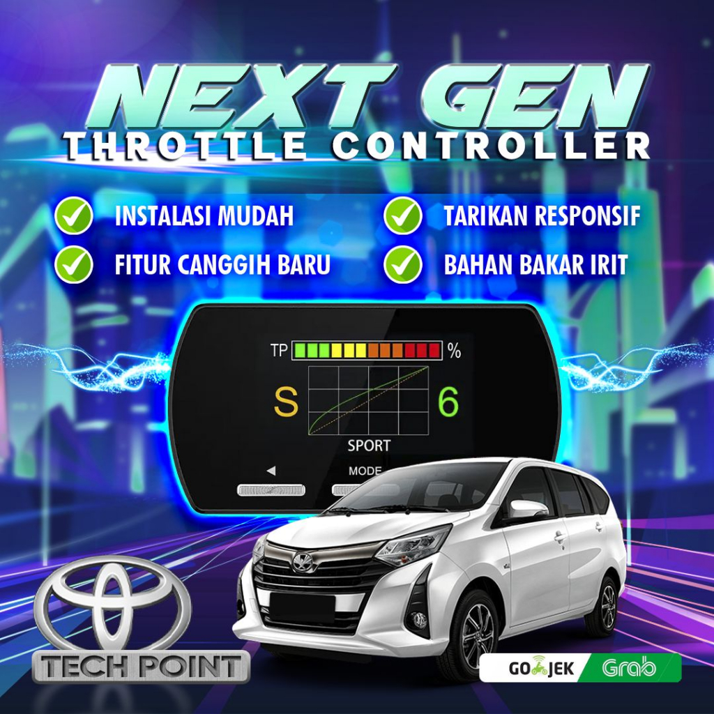 9 Drive Toyota Calya Piggyback Throttle Controller Next Gen ECU Remap