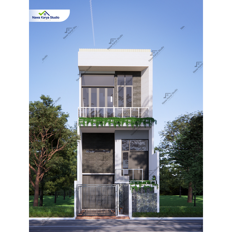 Desain Rumah Industrial Minimalis