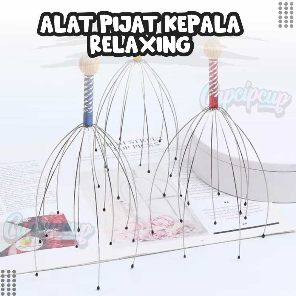 Alat Pijat Kepala Alat Terapi Kepala Therapy Head Massager Alat Pijet Pijit Akupuntur Kepala Serbagu