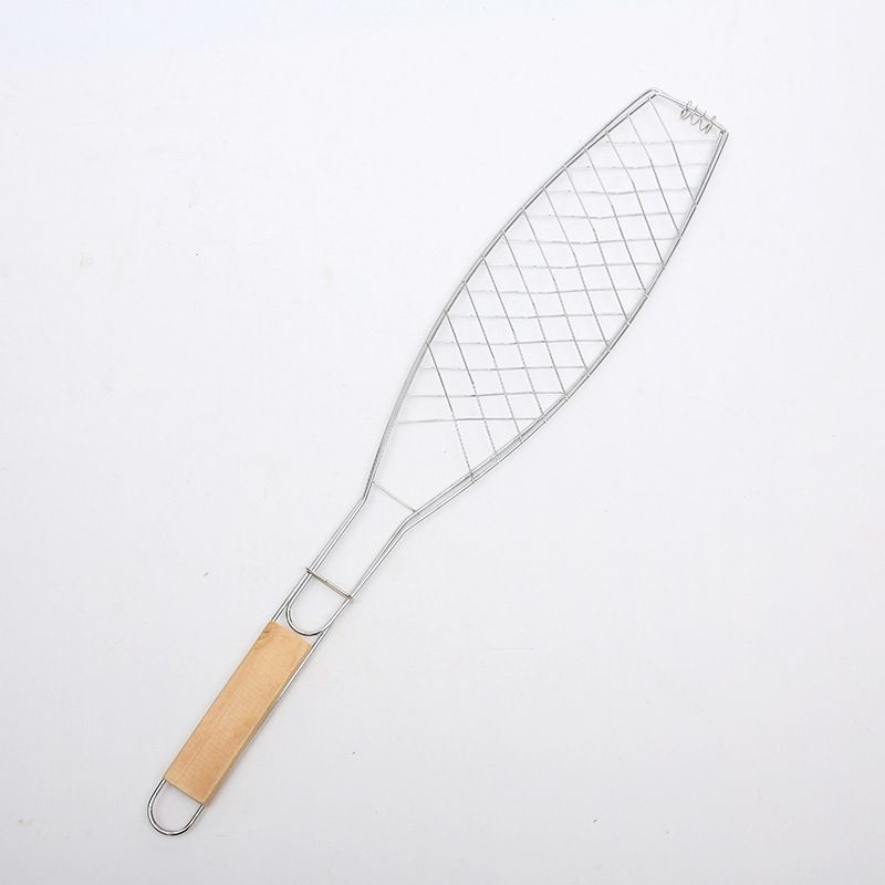 OneKlik - Penjepit Ikan Bakar Stainless Panggangan Jepit Bakaran Ikan Jepitan Ikan Bakar Alat BBQ